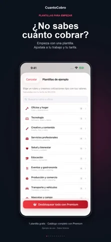 CuantoCobro: Cotizaciones PDF — 1
