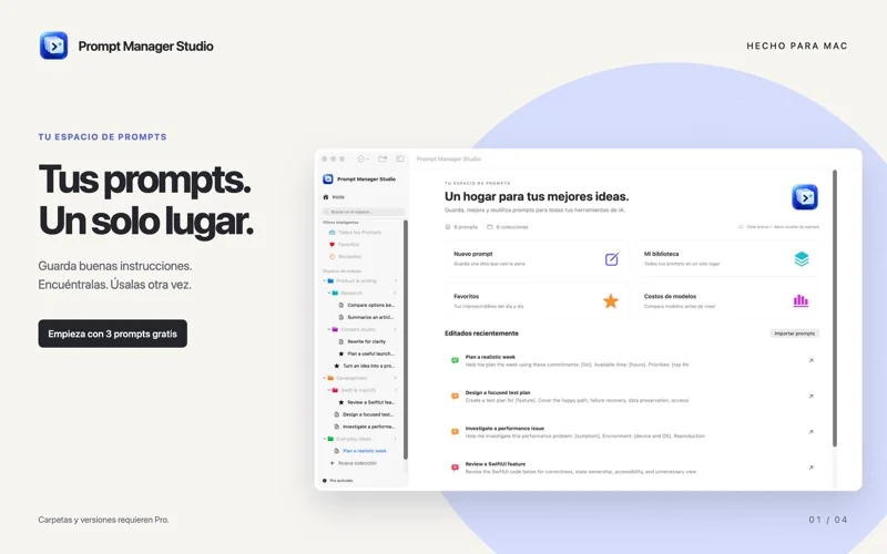 Prompt Manager Studio — 1