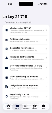 Ley 21.719 Datos Chile — 1