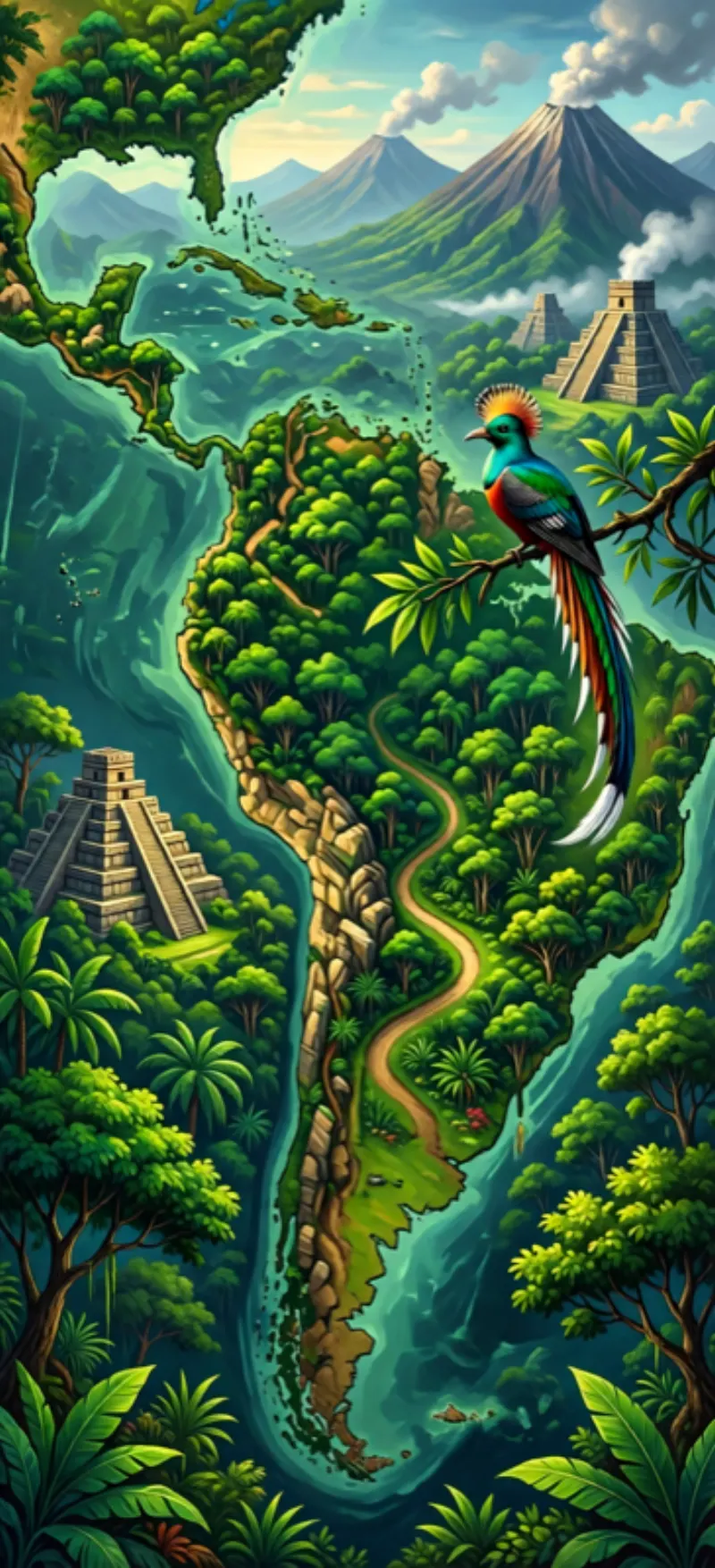 Centroamérica — Selva y ruinas mayas